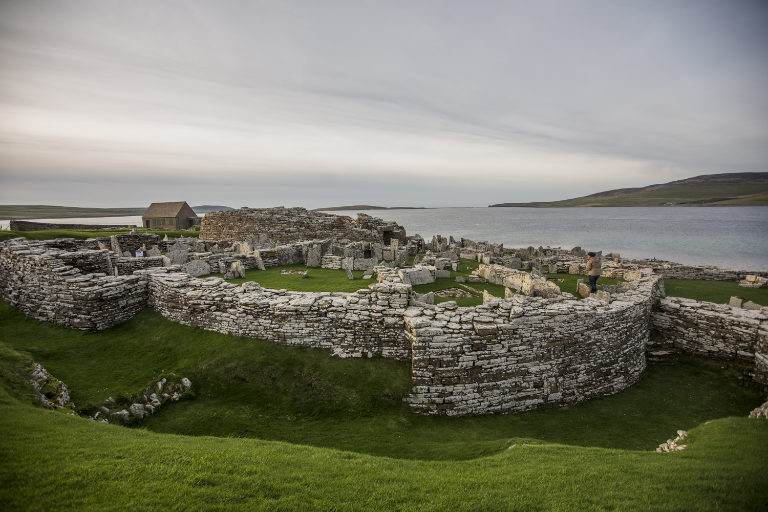 Eynhallow from the broch