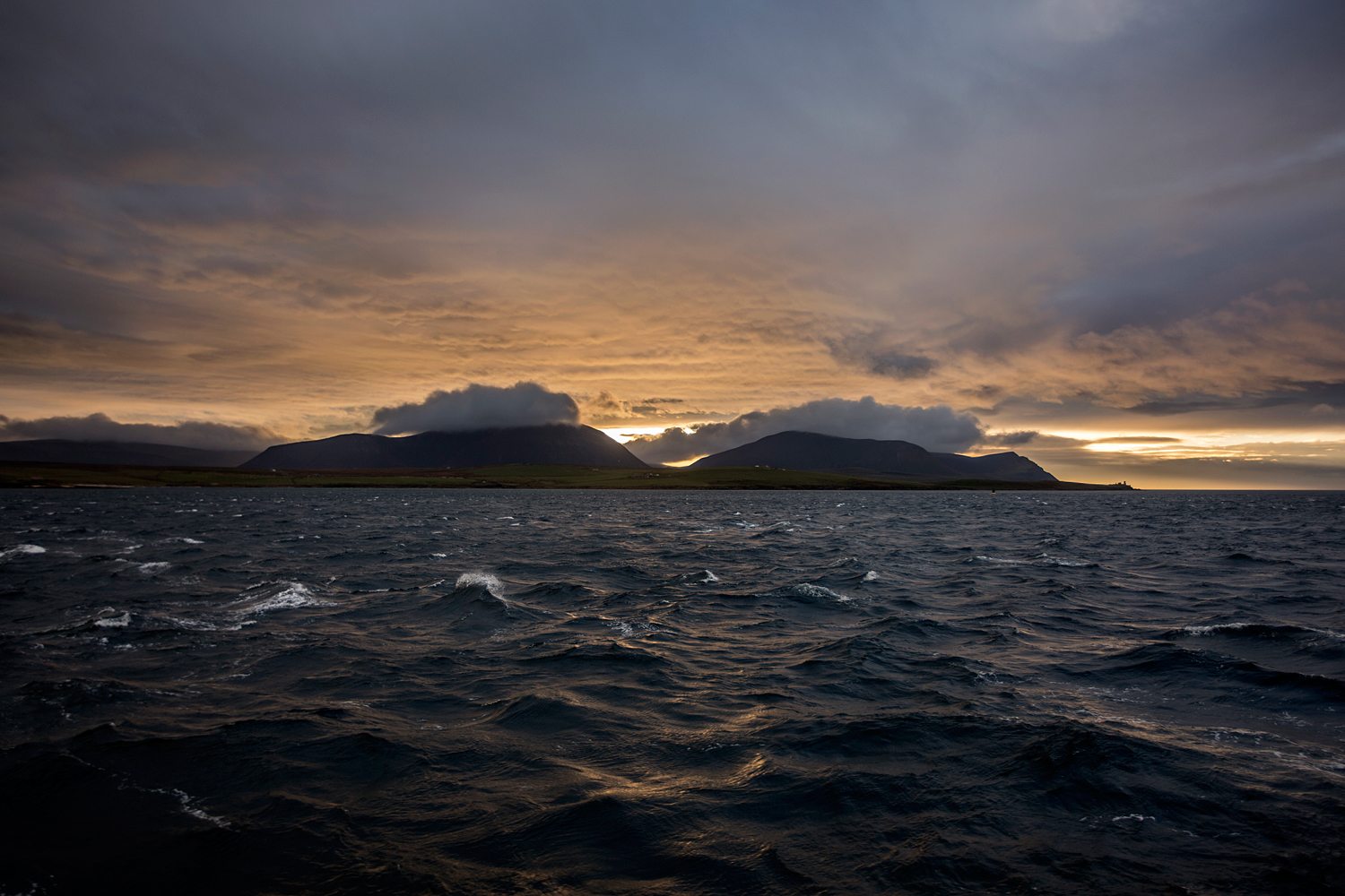 Orkney Sunset Over Hoy