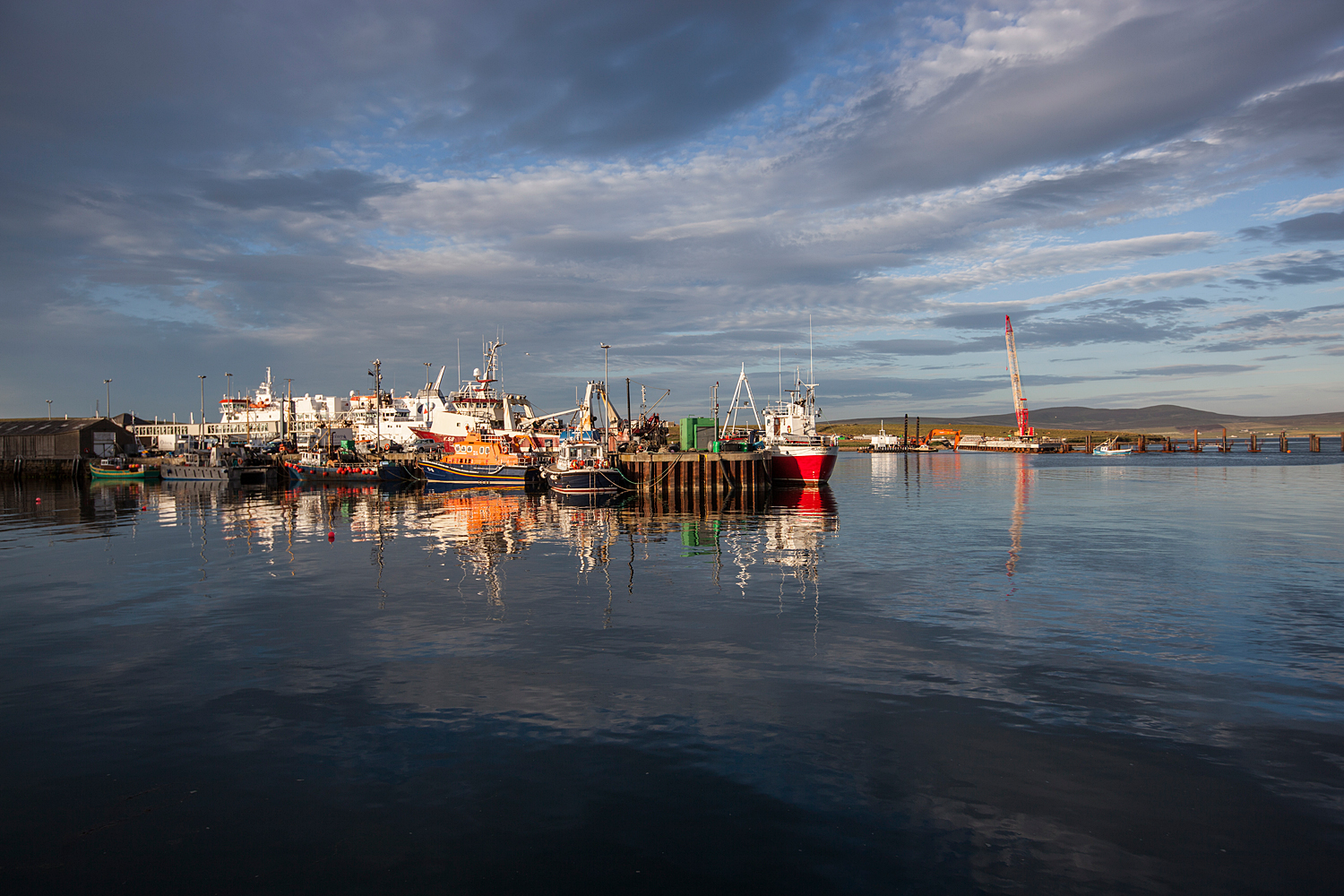 Stromness Harbour and Lifeboat