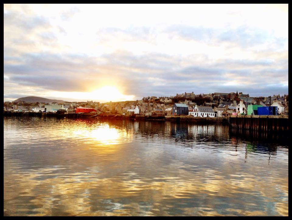 Sunset over Stromness